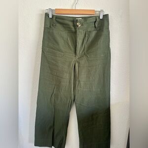 Maeve Army/olive Green Trousers from Anthropologie